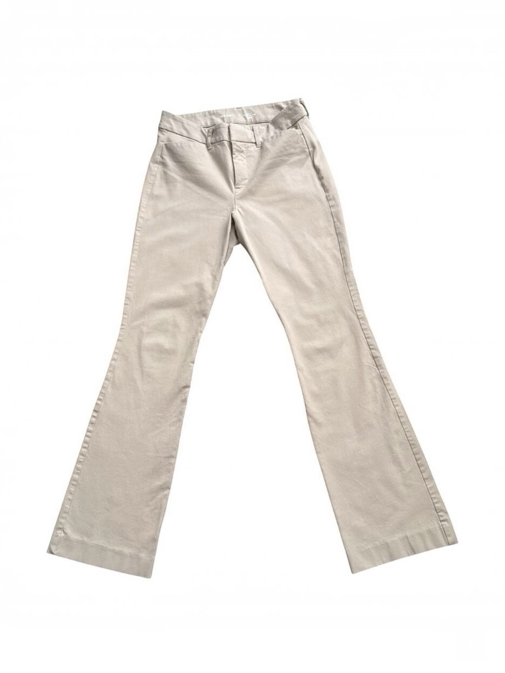 Old Navy Pixie Flare Pants Womens 4 High Rise Stretch Khaki Pants 29.5" Inseam